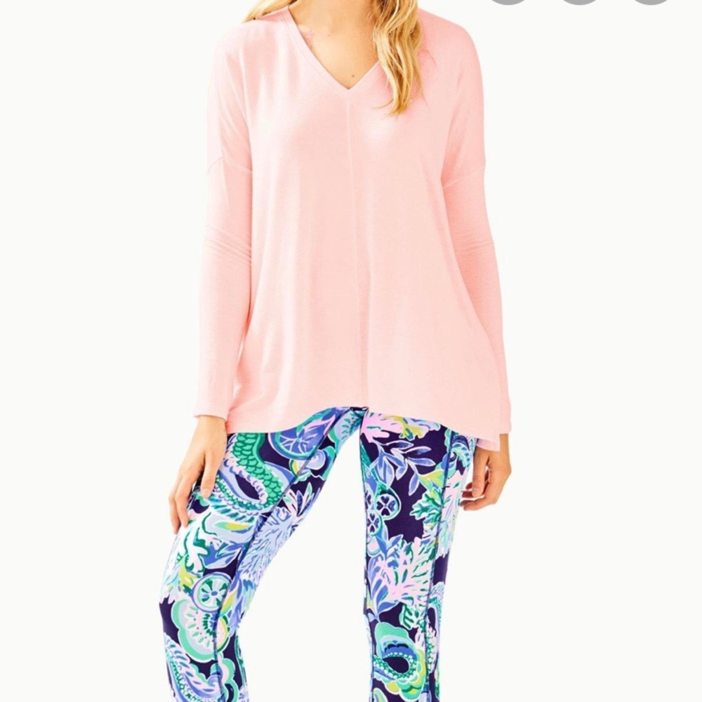 💕Lilly Pulitzer Luxletic Clifford Top - Sz: XXS - Picture 1 of 7